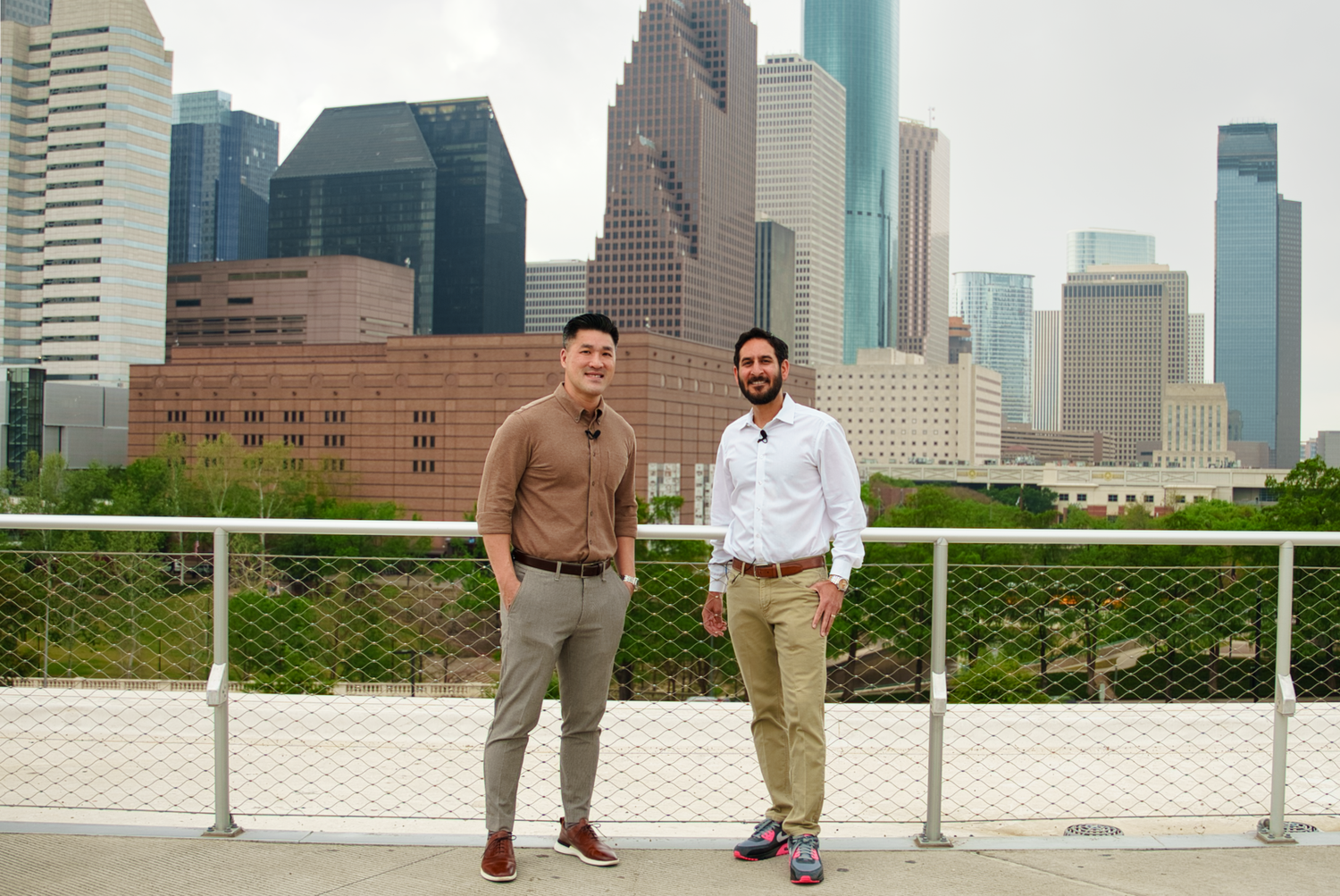 rafail-insurance-agency-owners-houston-skyline